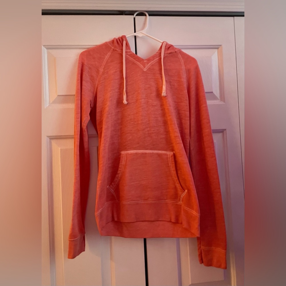 Women's Peachy/ Coral Lightweight Hoodie